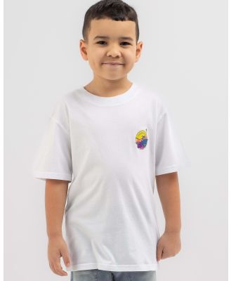Skylark Toddlers' Surfing Boney T-Shirt in White