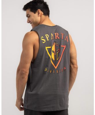Sparta Men's Battle Muscle Tank Top in Grey