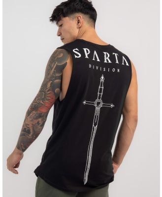 Sparta Men's Sheath Muscle Tank Top in Black