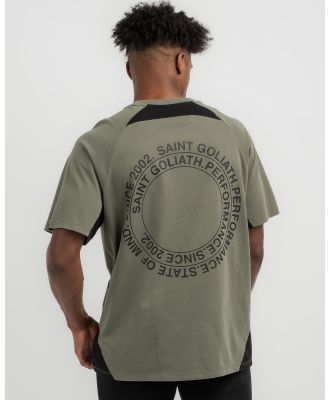 St. Goliath Men's Perform T-Shirt in Green