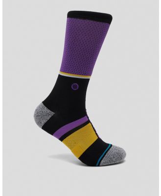 Stance Men's Lakers Shortcut 2 Socks in Purple