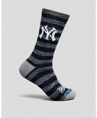 Stance Men's Yankees Twist Crew Socks in Navy