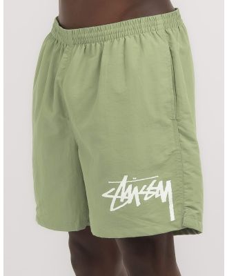 Stussy Men's Big Stock Board Shorts in Green