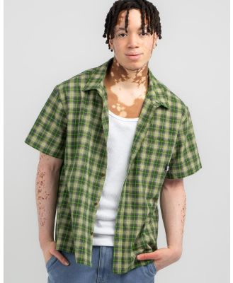 Stussy Men's Coping Check Shirt in Green