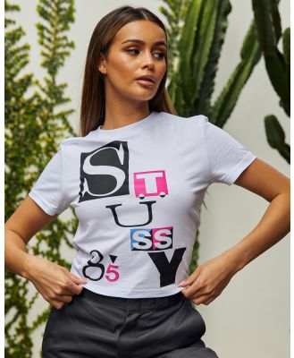 Stussy Women's Jorge Slim T-Shirt in White