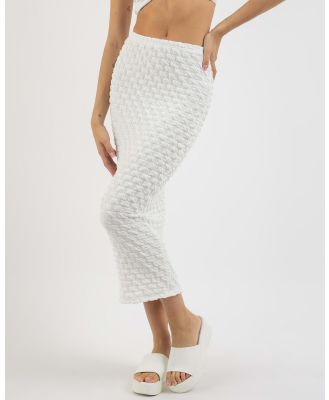 Sunny Girl Women's Reller Maxi Skirt in White