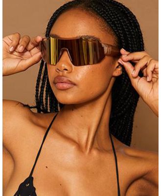 Szade Eyewear Girl's Fast Lane Sunglasses in Brown