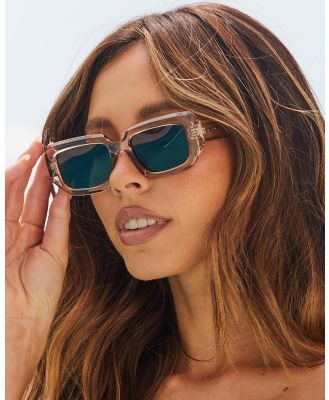 Szade Eyewear Women's Banks Polarised Sunglasses in Clear
