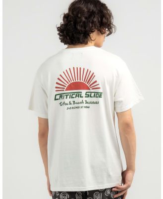 The Critical Slide Society Men's Rising Sun T-Shirt in White