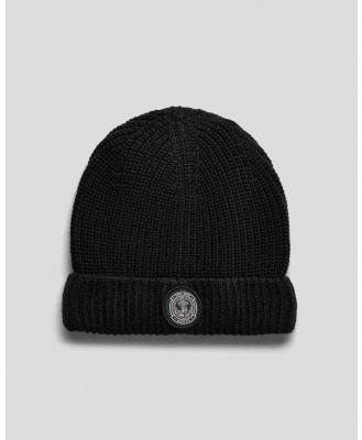 The Mad Hueys Boys' Flying H Anchor Beanie Hat in Black