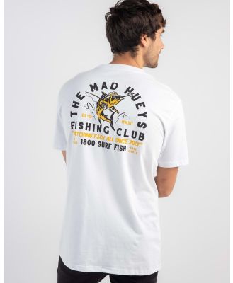 The Mad Hueys Men's Fishing Club T-Shirt in White