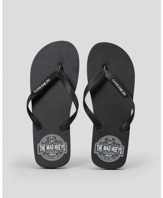 The Mad Hueys Men's Hueys Life Thongs in Black