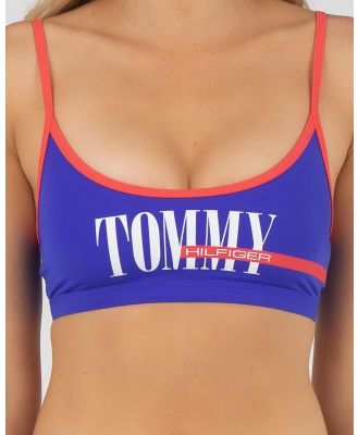 Tommy Hilfiger Women's Bralette Bikini Top in Blue