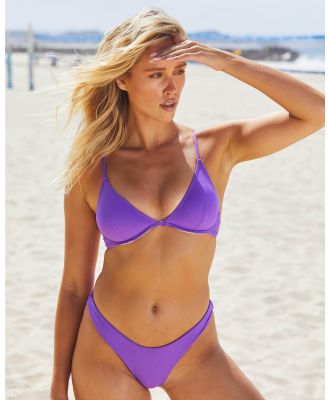 Topanga Women's Candace Underwire Bikini Top in Purple