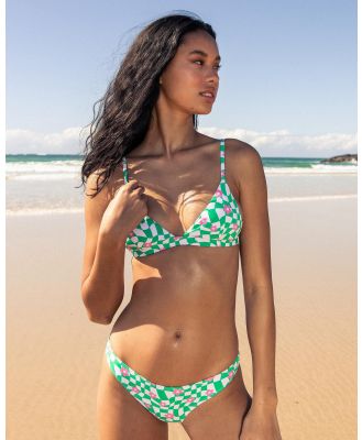 Topanga Women's Chiara Triangle Bikini Top in Green