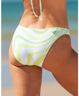 Topanga Women's Eddie Classic Bikini Bottom in Green