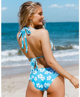 Topanga Women's Emma Classic Bikini Bottom in Blue