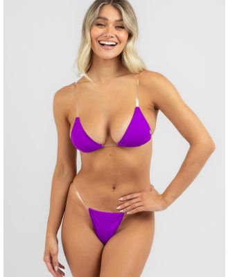 Topanga Women's Felicity Triangle Bikini Top in Purple
