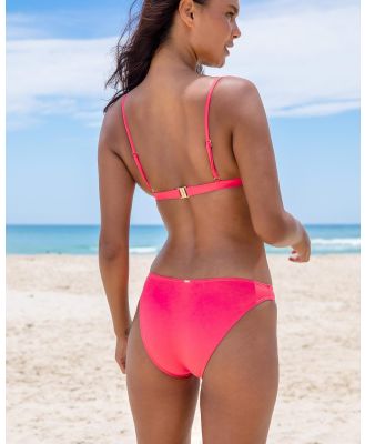 Topanga Women's Gigi Classic Bikini Bottom in Coral