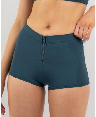 Topanga Women's Hayden Zip Front Shortie in Green