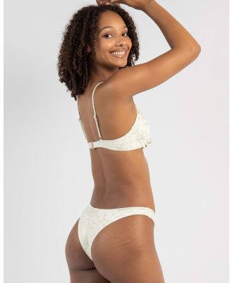 Topanga Women's Pacific High Cut Bikini Bottom in Cream