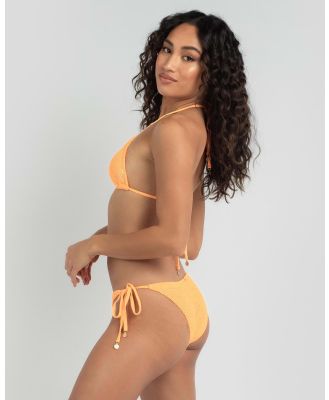 Topanga Women's Stacie Tie Side Bikini Bottom in Orange
