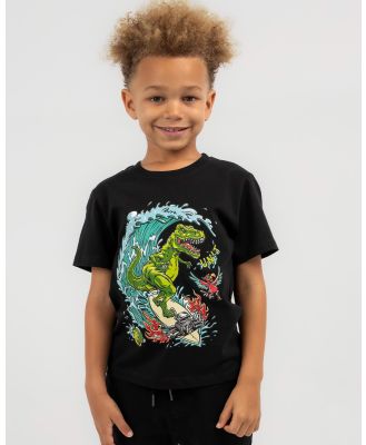Unit Toddlers' Surf Rex T-Shirt in Black
