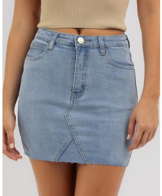 Used Women's Shanelle Skirt in Bleach Denim