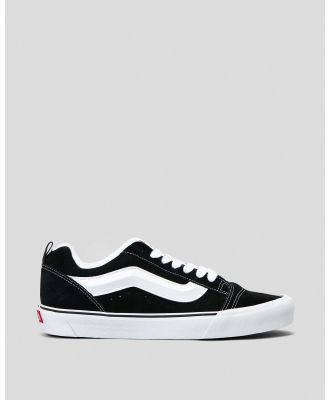 Vans Boy's Knu Skool Shoes in Black