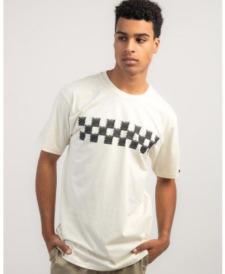 Vans Men's Diy Checkerboard T-Shirt in Natura