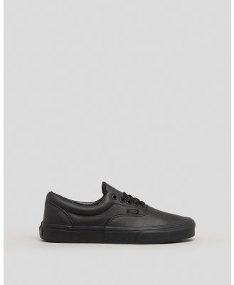 Vans Women's Era Leather Shoes in Black