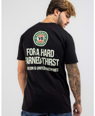Victor Bravo's Men's Hard Earned Thirst T-Shirt in Black