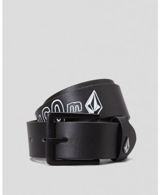 Volcom Men's Nine Five Pu Belt in Black