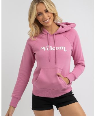 Volcom Women's Get More Hoodie in Pink