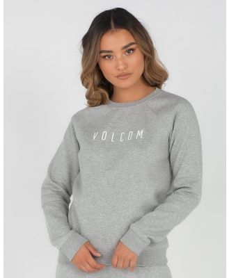 Volcom Women's Get More Sweatshirt in Grey
