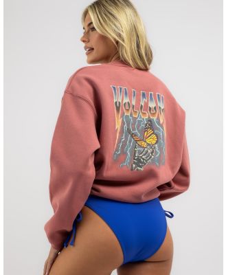 Volcom Women's Lookeeing For Sweatshirt in Floral