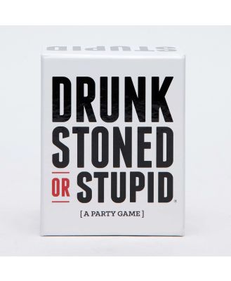 VR Distribution Drunk Stoned Or Stupid Game in White