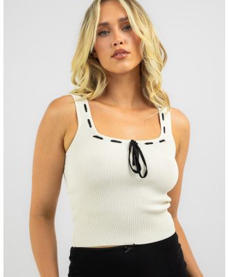 Winnie & Co Women's Alana Knit Tank Top in Cream