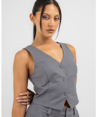 Winnie & Co Women's Esperance Vest Top in Grey