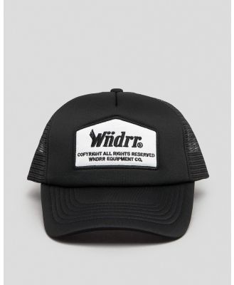 Wndrr Men's Boundary Trucker Cap in Black