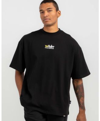 Wndrr Men's Int Heavy Weight T-Shirt in Black