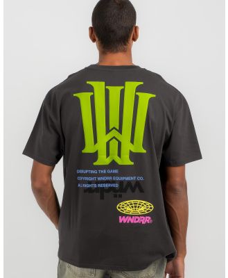 Wndrr Men's Obscure Box Fit T-Shirt in Black