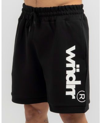 Wndrr Men's Offcut Tech Shorts in Black