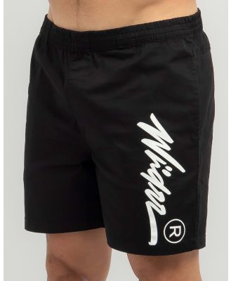 Wndrr Men's Offend Beach Shorts in Black