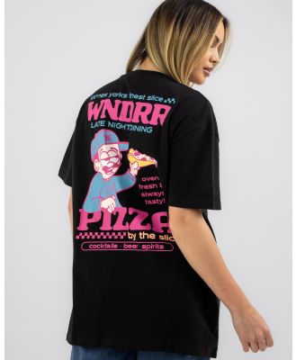 Wndrr Women's Finest Slice Box Fit T-Shirt in Black