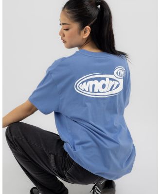 Wndrr Women's Reflex Box Fit T-Shirt in Blue