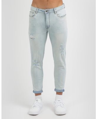 Ziggy Denim Men's Pipes Crop Jeans in Blue