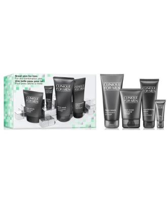 Clinique Great Skin For Him For Dry/Combination Skin 4 Piece Gift Set