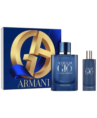 Giorgio Armani Acqua Di Gio Profondo EDP 75ml Gift Set
