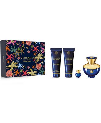 Versace Dylan Blue Pour Femme EDP 100ml 4 Piece Gift Set